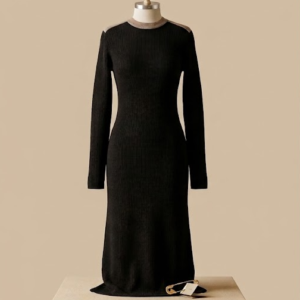 Bias column dress