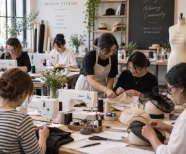 sewing and millinery workshop